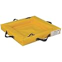 Eagle T8001 Quik-Deploy SpillNest, 2' x 2' x 4" (0.6 cm x 0.6 cm x 10 cm), Yellow