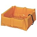 Eagle T8004FS Folding Quik-Deploy SpillNest, 3' x 3' x 6" (0.9 cm x 0.9 cm x 15 cm), Yellow