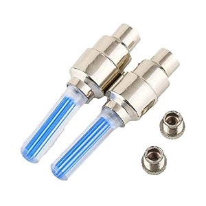 eagle zone bikebicycle tyre led light rim valve cap flashing with motion sensor blue set of 2 pcs for car motorcycles bike led lights