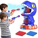 EagleStone Movable Dinosaur Shooting Toys for Kids with Spay &amp; Auto Score
