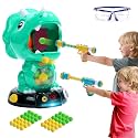 EagleStone Moveable Dinosaur Shooting Toy for Kids with 2 Air Pump, 48 Ball