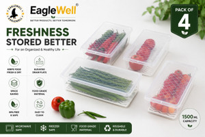 EagleWell Plastic Fridge Container - 1500 ml