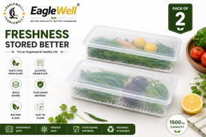 EagleWell Plastic Fridge Container - 1500 ml