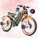 eAhora 2026 Romeo Pro 3/2 52-46Mph Electric Bike for Adults 6000W/4000W/2500W Dual Motor Ebike 60V/80Ah 52V/70Ah Long Range Fat Tire Full Suspension Electric Mountain Bicycle