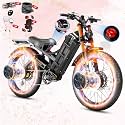 eAhora 2026 Romeo Pro 3/2 52-46Mph Electric Bike for Adults 6000W/4000W/2500W Dual Motor Ebike 60V/80Ah 52V/70Ah Long Range Fat Tire Full Suspension Electric Mountain Bicycle