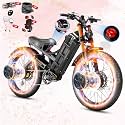 eAhora 2026 Romeo Pro 3/2 52-46Mph Electric Bike for Adults 6000W/4000W/2500W Dual Motor Ebike 60V/80Ah 52V/70Ah Long Range Fat Tire Full Suspension Electric Mountain Bicycle