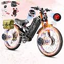 eAhora 2026 Romeo Pro 3/2 52-46Mph Electric Bike for Adults 6000W/4000W/2500W Dual Motor Ebike 60V/80Ah 52V/70Ah Long Range Fat Tire Full Suspension Electric Mountain Bicycle