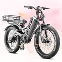 eAhora 2026 Romeo Pro 3/2 52-46Mph Electric Bike for Adults 6000W/4000W/2500W Dual Motor Ebike 60V/80Ah 52V/70Ah Long Range Fat Tire Full Suspension Electric Mountain Bicycle