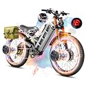 eAhora 2026 Romeo Pro 3/2 52-46Mph Electric Bike for Adults 6000W/4000W/2500W Dual Motor Ebike 60V/80Ah 52V/70Ah Long Range Fat Tire Full Suspension Electric Mountain Bicycle