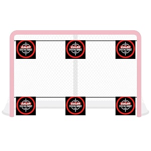 ealer hockey shooting targets shooting training aid three targets per set easy to hang and quite teens adult players 2 pack