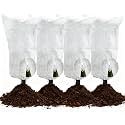 EAONE Plant Covers Freeze Protection 47x71”, Set of 4 Winter Frosts Cloth for Outdoor Plants, Reusable Frost Blankets Tree Wrap Protector for Shrub Cold Weather Bird Insect Prevention, White