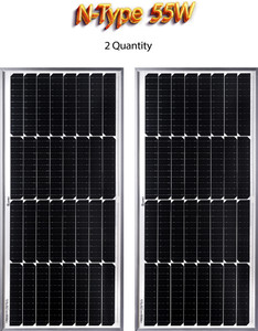 eapro 55w n-type 2 solar panel solar panel pack of 2