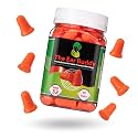 The Ear Buddy Premium Soft Foam Ear Plugs for Sleeping Noise Cancelling, Hearing Protection Earplugs for Shooting Range, Concerts, Work & Travel, Noise Reduction Rating 32 Decibels, 50 Pairs