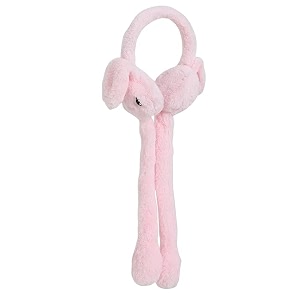 ear muffs for winter  moving rabbit ears cute bunny earmuffs for girls boys women  soft warm plush faux fur ear warmers for cold weather ideal for outdoor activity running cycling