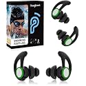 Ear Plugs for Swimming – 2 Pairs Soft Silicone Reusable Waterproof Earplugs for Adults &amp; Men Women, Custom Fit for Swimmers Ear, Pool, Beach, Snorkeling, Surfing, Kickboard Training(Black)