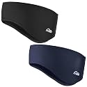 Ear Warmer Headband for Women and Men-Winter Fleece Ear Cover for Jogging Running Hiking Skiing Cycling Under Helmet 2 Pack