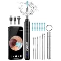 JEGOAT Ear Wax Removal, Ear Cleaner with 1296P HD Camera, FSA&amp;HSA Jet Black