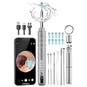 JEGOAT Ear Wax Removal, Ear Cleaner with 1296P HD Camera, FSA&amp;HSA Gray