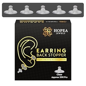 earring back stopper 200 pcs  secure earring backs for studs earrings back stopper silicone earring back stopper earring safety backs amp ear lobe support