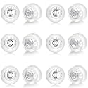 Earring Backs,18K Gold Silicone Earring Backs Replacements for Studs/Droopy Ears,Locking Secure Earrings Back for Heavy Earrings,No-Irritate Hypoallergenice Soft Clear Support Backings for Adults