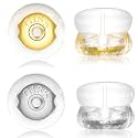 Earring Backs for Droopy Ears,Earring Backings,18K Gold Clear Earring Backs