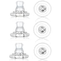 Earring Backs Replacements,18K Gold Silicone Earring Backs for Droopy Ears