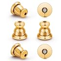 Earring Backs Replacements,Bullet Earring Backs for Studs/Droopy Ears