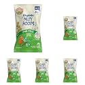 Earth's Best Organic Melty Hoops, Bite-Sized Snacks for Babies 8 Months and Up, Spring Veggie, Individual Bags, 0.32 Ounce (Pack of 20)