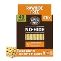 Earth Animal No Hide Stix - Rawhide Free Dog Chews Sticks 40 Count Chicken