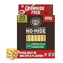 Earth Animal No Hide Stix - Rawhide Free Dog Chews 20 Count Holiday Feast