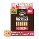 Earth Animal No Hide Stix - Small Dog Chews 20 Count Strawberries & Cream