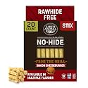 Earth Animal No Hide Stix - Small Dog Chews 20 Count Bacon Cheeseburger