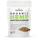 Earth Circle Organics Organic Hemp Protein Powder, Gluten Free, Plant Based & Vegan Raw Protein Powder - Perfect for Keto, Meal Replacement Shakes, Pre-Workout and Post Workout (8oz, Pack of 1)