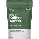 Earth Harmony D-Ribose Powder 5000mg - Great for Exercise Performance, Post-Workout, and Heart Health - Similar to D Ribose Capsules - 17.6 Oz