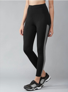 earth joy color block women multicolor tights