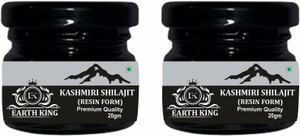 earth king pure kashmiri shilajitshilajit resin semi liquid for strength  power  40gm