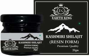 earth king pure kashmiri shilajitshilajit resin semi liquid for strength  power  20gm