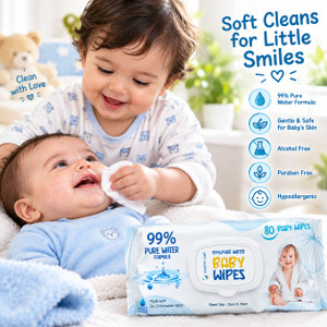 Earth Lap Baby Wipes 99 Pure Water