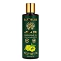 EARTH LIKE Amla Hair Oil 200 ml | Cold Pressed Herbal Hair Oil with Amla Extract | Helps Care for Hair Fall, Dryness &amp; Breakage | Supports Scalp Nourishment &amp; Hair Strength | Paraben &amp; Mineral Oil Free | Suitable 
