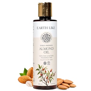 earth like cold pressed almond oil  pure paraben-free sulfate-free no artificial fragrance or preservative  nourish hair skin amp under-eyes naturally  perfect for moisturizing 100ml