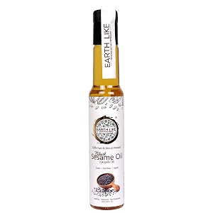 earth like wood pressed black sesame oil 250 ml  virgin cold pressed amp unrefined edible oil  rich in nutrients amp antioxidants ideal for cooking frying amp sauting and wellness  ghani chekku oil