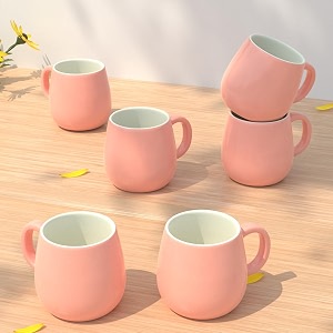 The Earth Store Handcrafted Pink Ceramic Ovule