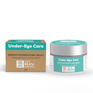 earthbaby 995 natural origin under eye dark circle remover cream for men and women reduces puffiness and dark cricles 30 g buy 1 get 1 free