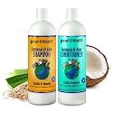 earthbath Oatmeal & Aloe Dog Shampoo and Conditioner, 16 Oz (1 Set)