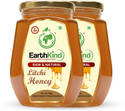 Earthkind Raw Litchi Honey 500g | 100% Pure & Natural | NMR Tested | Chemical Free(500g) (2 x 500 g)