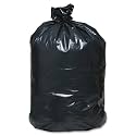 Earthsense Commercial RNW4620 Can Liner, 40-45 gal, 2.0 mil, 40" x 46", Black (Pack of 100)