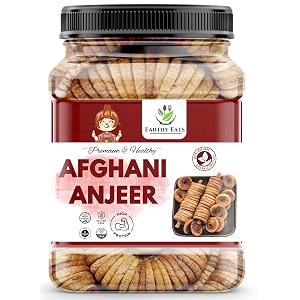 earthy eats premium anjeer dry fruit 1000gm  afghani anjeer  rich source of vitamins dietary fiber pack of 1