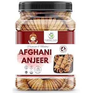 earthy eats premium anjeer dry fruit 1000gm  afghani anjeer  rich source of vitamins dietary fiber pack of 1