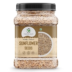 earthy eats premium raw sunflower seeds for eating 400gm  premium natural seeds for eating snacking salads baking amp cooking  healthy diet food snack fresh crunchy amp versatile ingredient