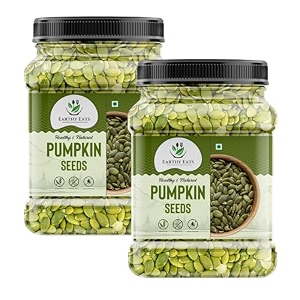 earthy eats pumpkin seed  800 gram 2 x 400g natural nutritious snack for snacking baking and salads healthy and flavorful seeds for recipes